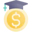 Education cost icon 64x64