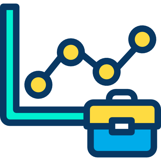 Line chart icon