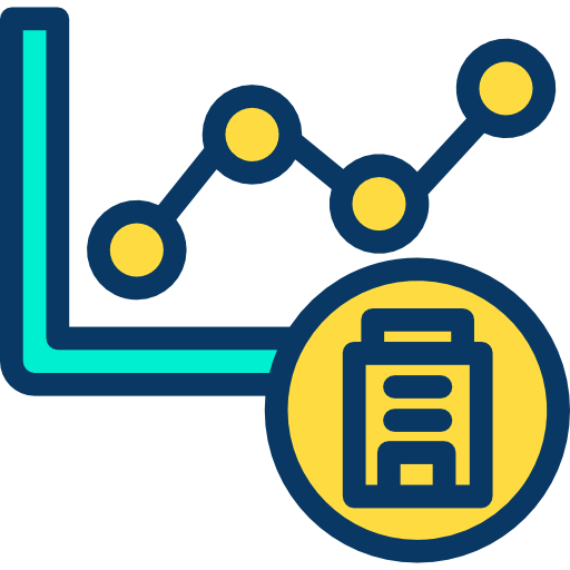 Line chart icon