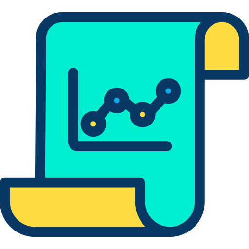 Line chart icon