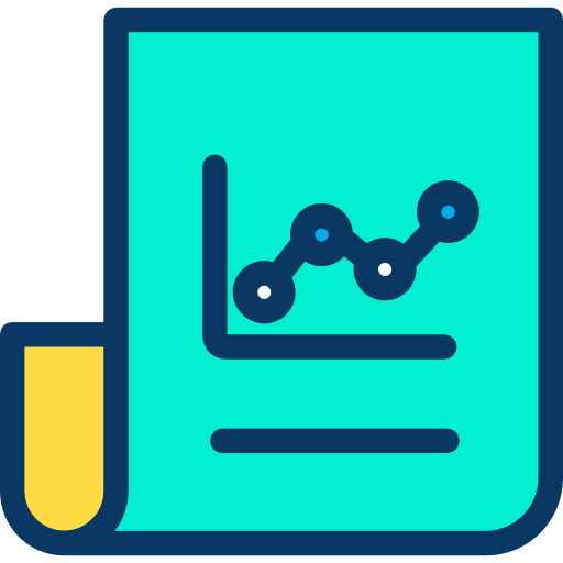 Line chart icon