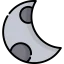 Half moon icon 64x64