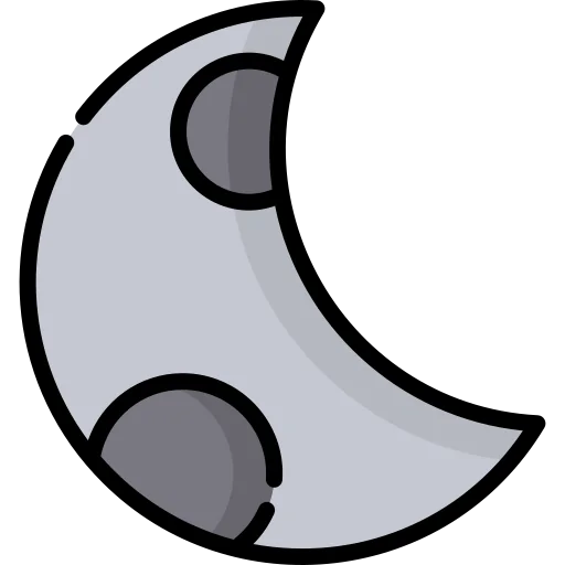 Half moon icon