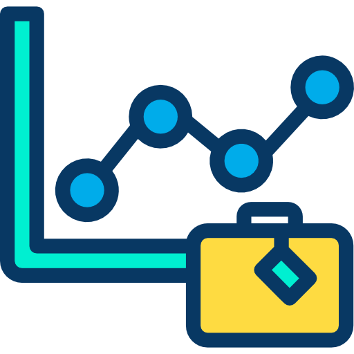 Line chart icon