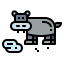 Hippopotamus icon 64x64