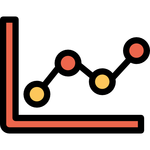 Line chart icon