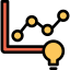 Line chart icon 64x64