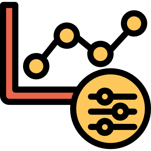 Line chart icon