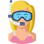 Snorkeling icon 64x64