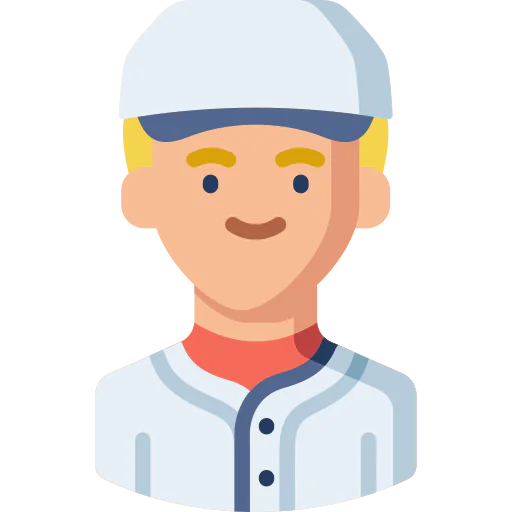 Baseball player icon