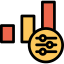 Bar chart icon 64x64