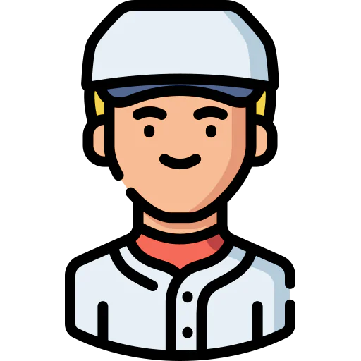 Baseball player icon