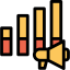 Bar chart icon 64x64