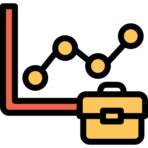 Line chart icon