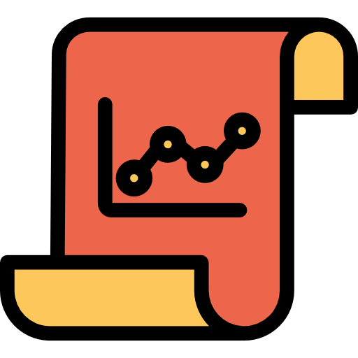 Line chart icon