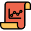 Line chart icon 64x64