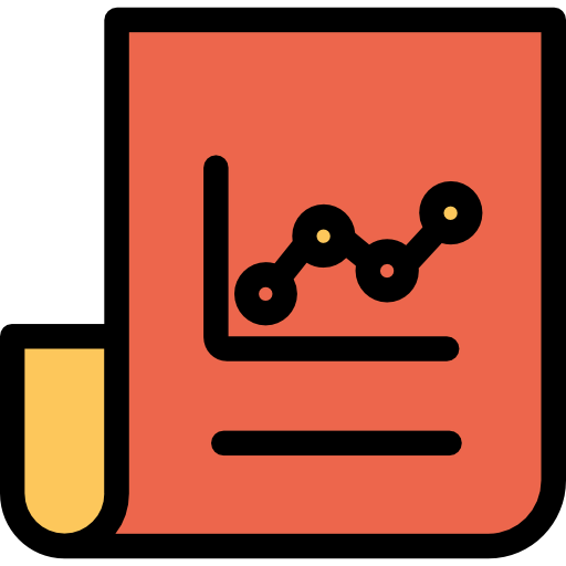 Line chart icon