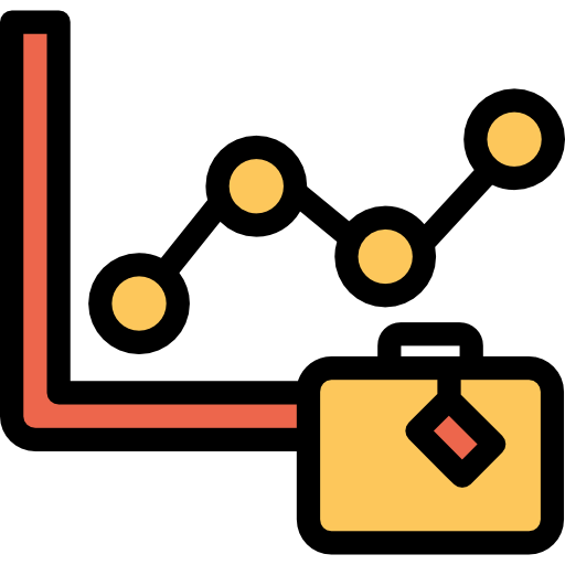 Line chart icon