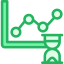 Line chart icon 64x64