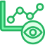 Line chart icon 64x64