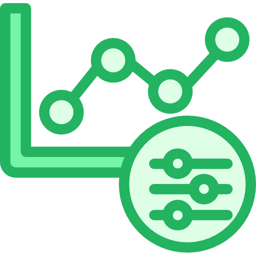 Line chart icon
