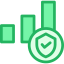Bar chart icon 64x64