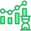 Bar chart icon 64x64