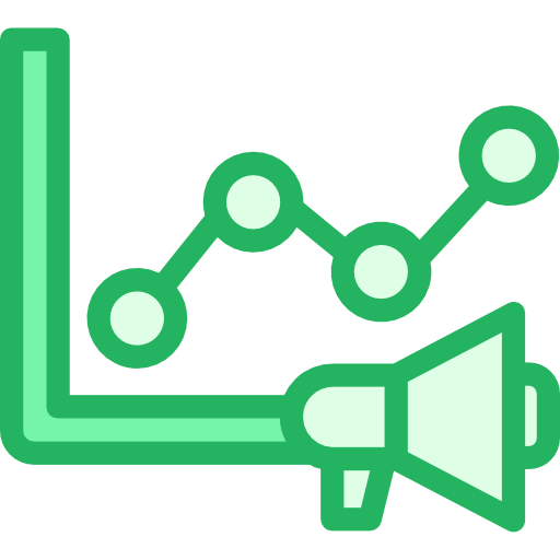 Line chart icon