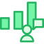 Bar chart icon 64x64