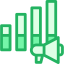 Bar chart icon 64x64