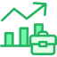 Bar chart icon 64x64