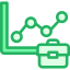 Line chart icon 64x64