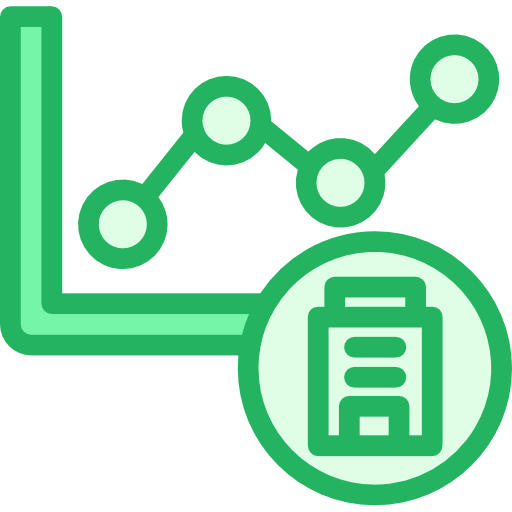 Line chart icon