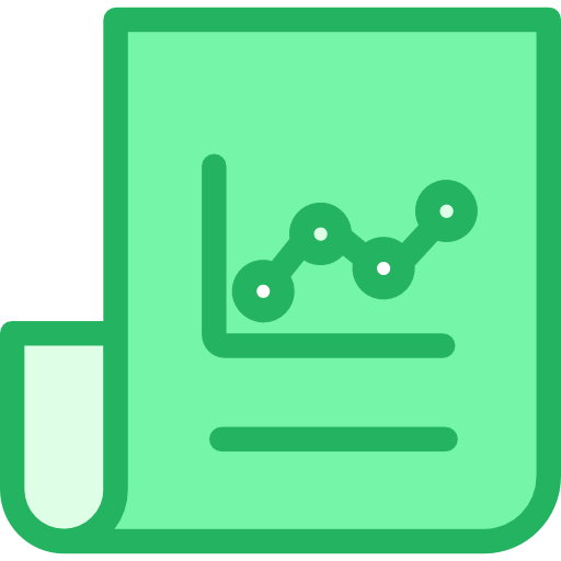 Line chart icon