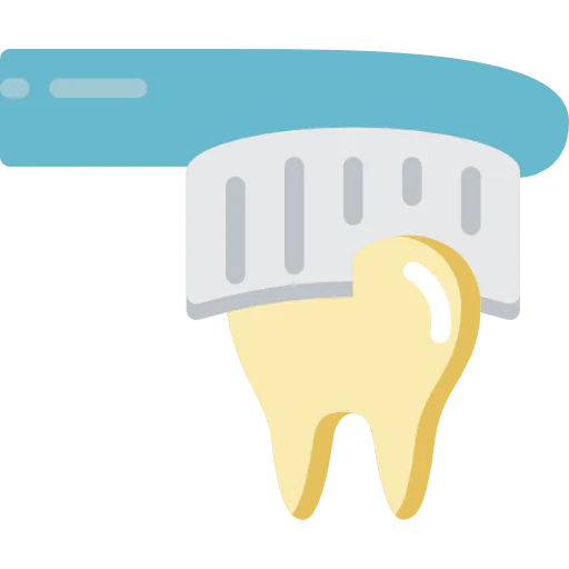 Teeth brushing icon