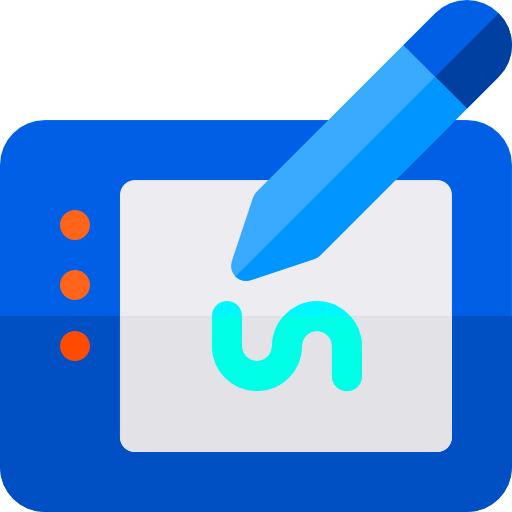 Drawing tablet icon