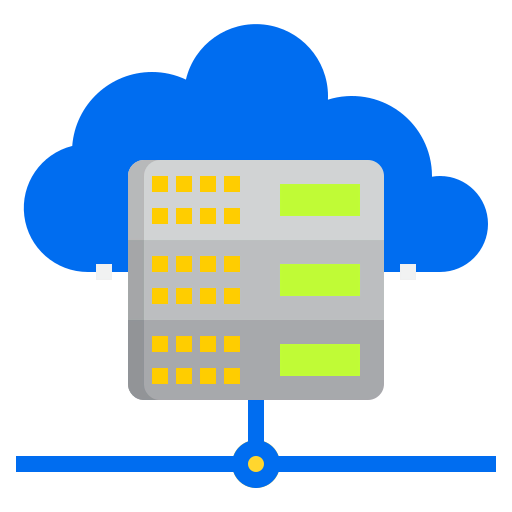 Cloud server icon