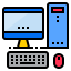 Desktop computer Symbol 64x64