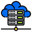 Cloud server Symbol 64x64