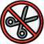 No cutting ícono 64x64