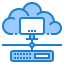 Cloud network icon 64x64