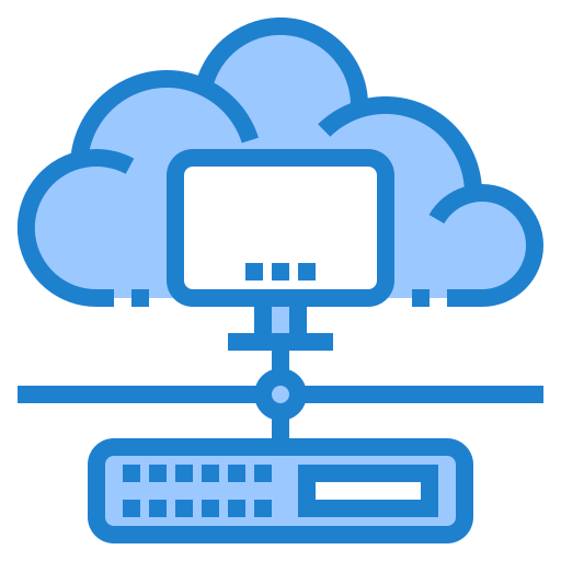 Cloud network icon
