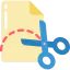 Paper cutting icon 64x64