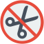 No cutting ícono 64x64