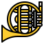 French horn icon 64x64