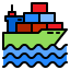 Cargo ship アイコン 64x64