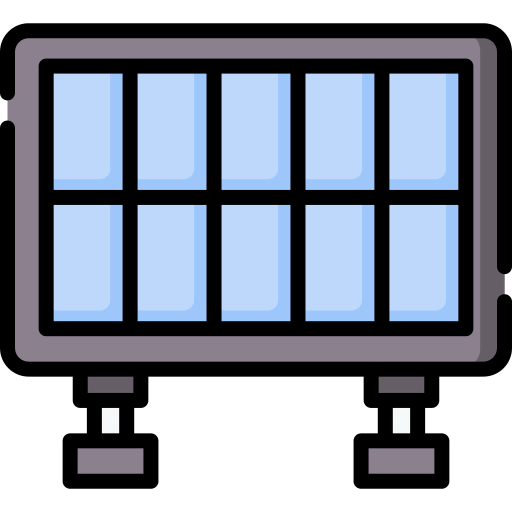 Solar panel icon