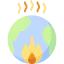 Global warming icon 64x64