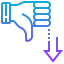 Thumb down icon 64x64