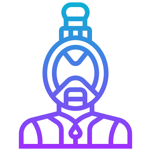 Diving mask icon